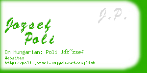 jozsef poli business card